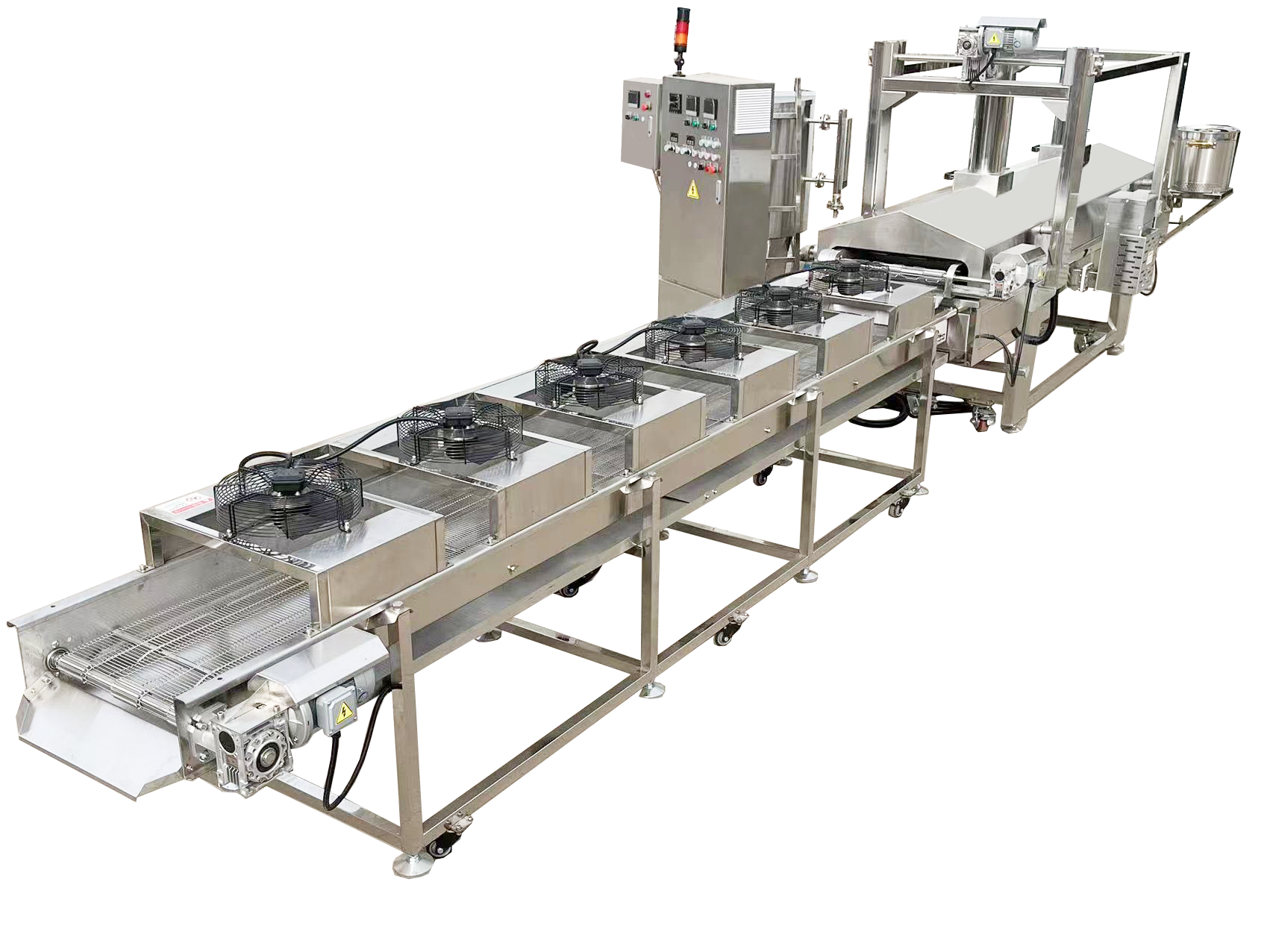 Continuous Fryer for Chicken Nuggets