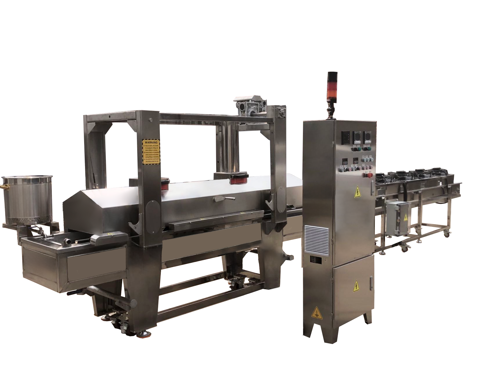 Continuous Fryer for Chicken Nuggets