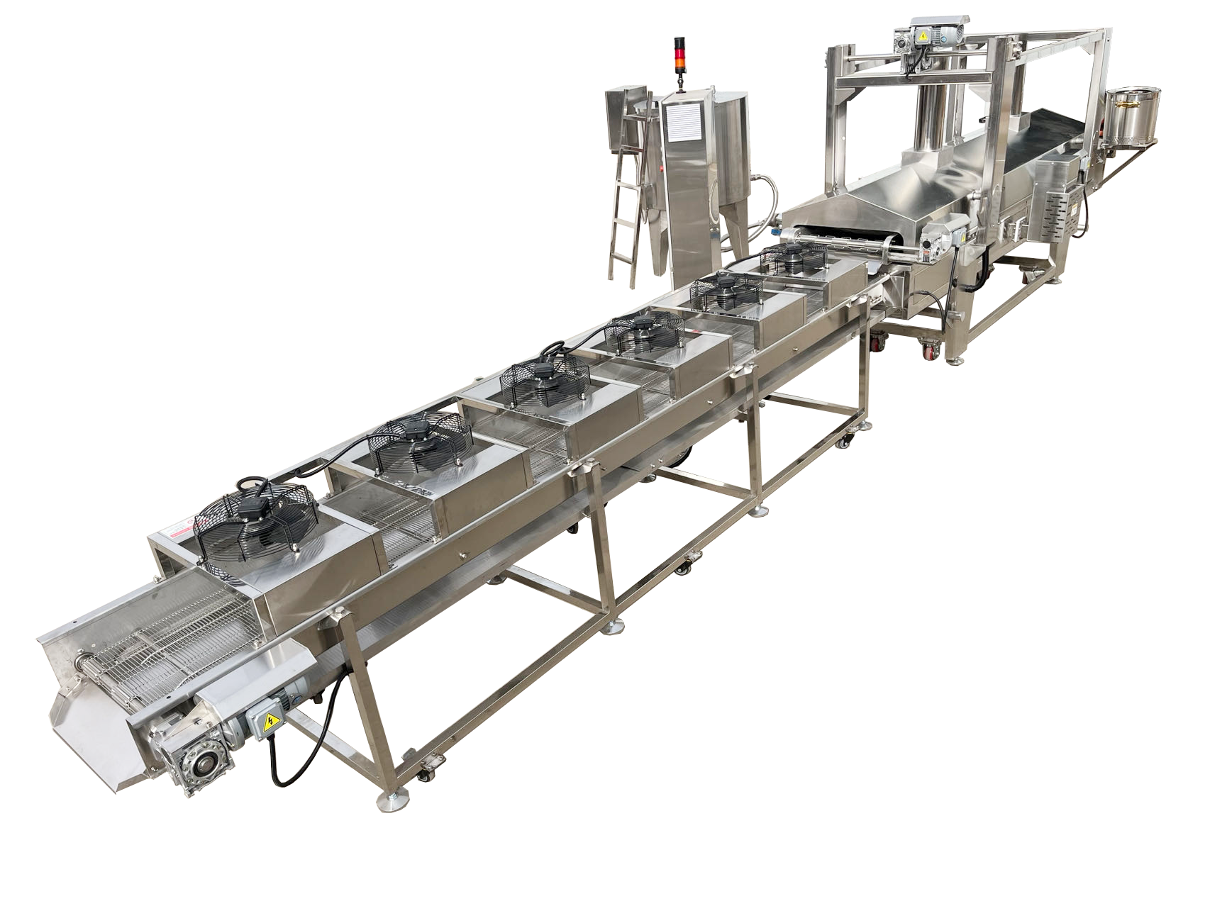 Continuous Fryer for Chicken Nuggets