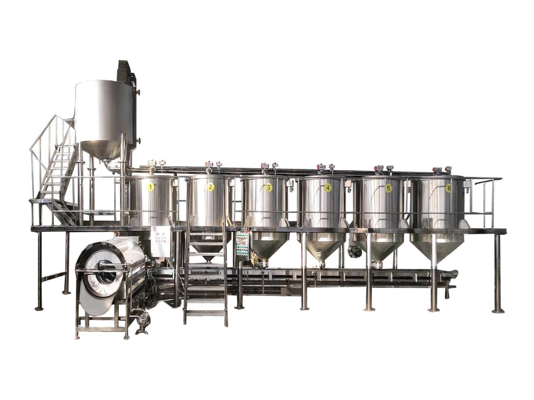 Cooking and Soaking Tank System for Corn Tortilla Chips