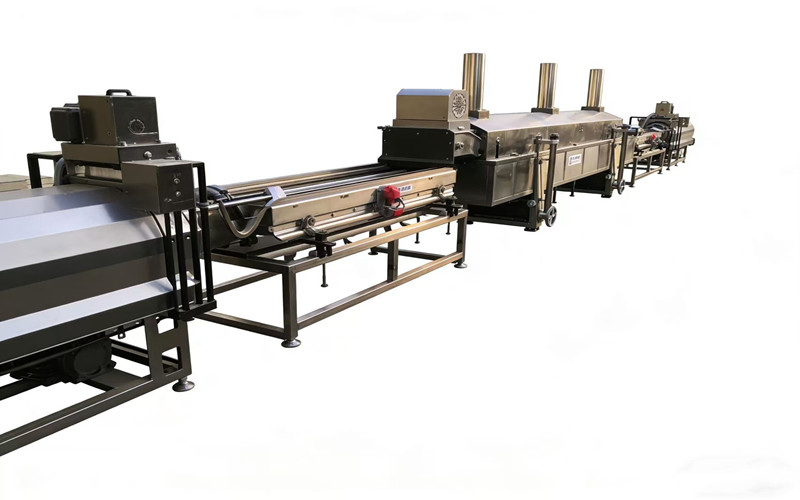 Snack Corn Chips Continuous Frying Machine