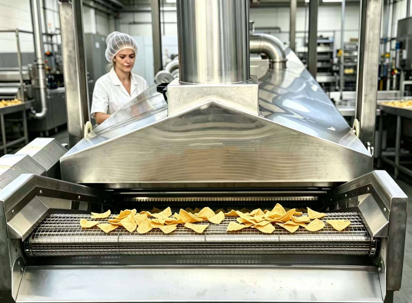 Industrial Tortilla Chips Production Line & Complete Processing Machinery Industrial Tortilla Chips Production Line & Complete Processing Machinery